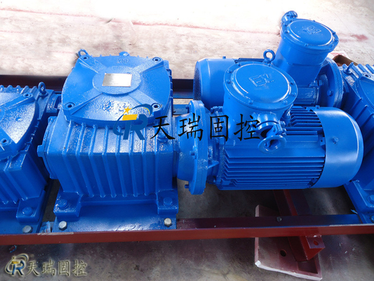 5.5kw mud agitator with worm and wheel gearbox.agitator with helical bevel gear box